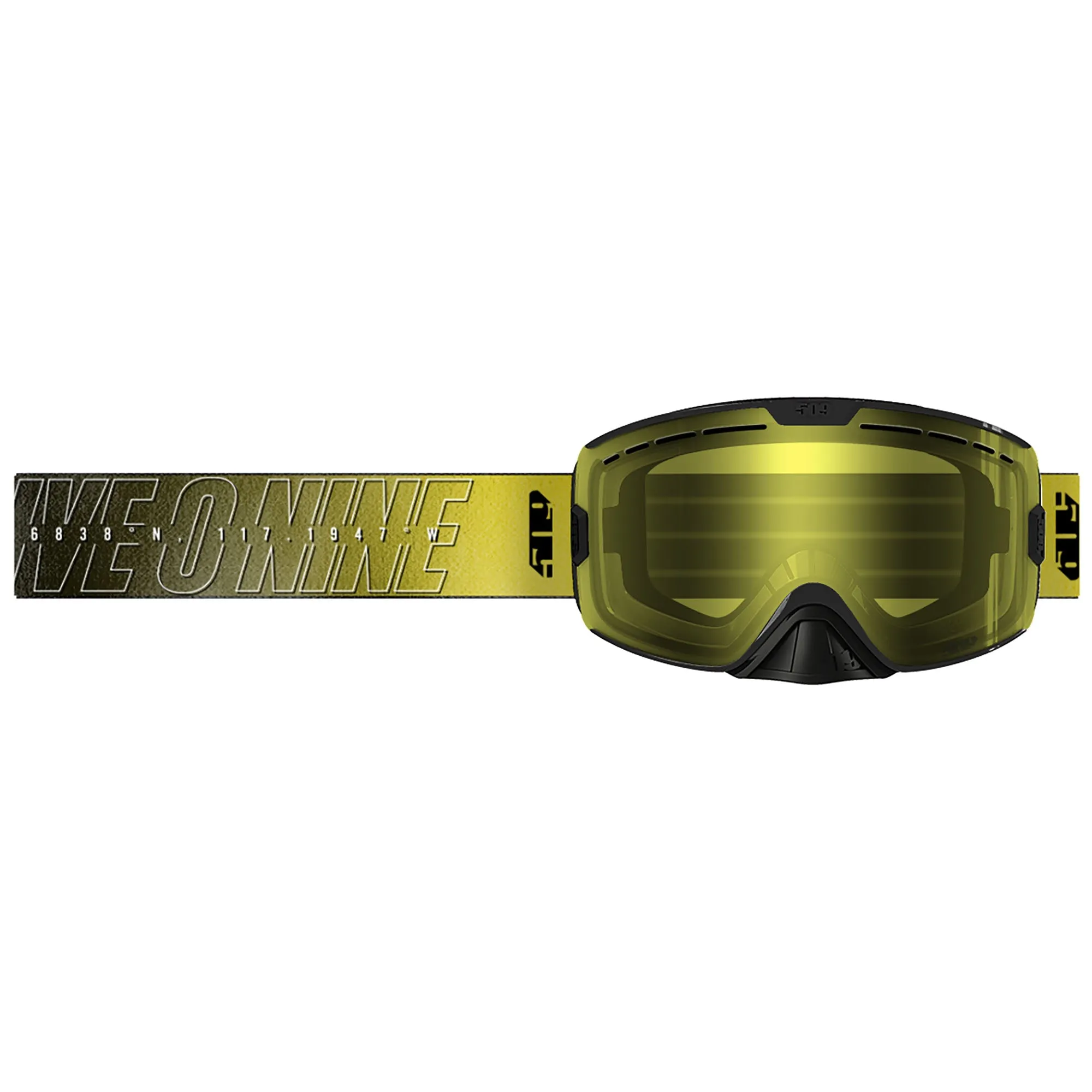 509 F02001300-000-506 Kingpin Goggle Quick Swap Anti Fog Scratch Lens Dual Pane Shifter