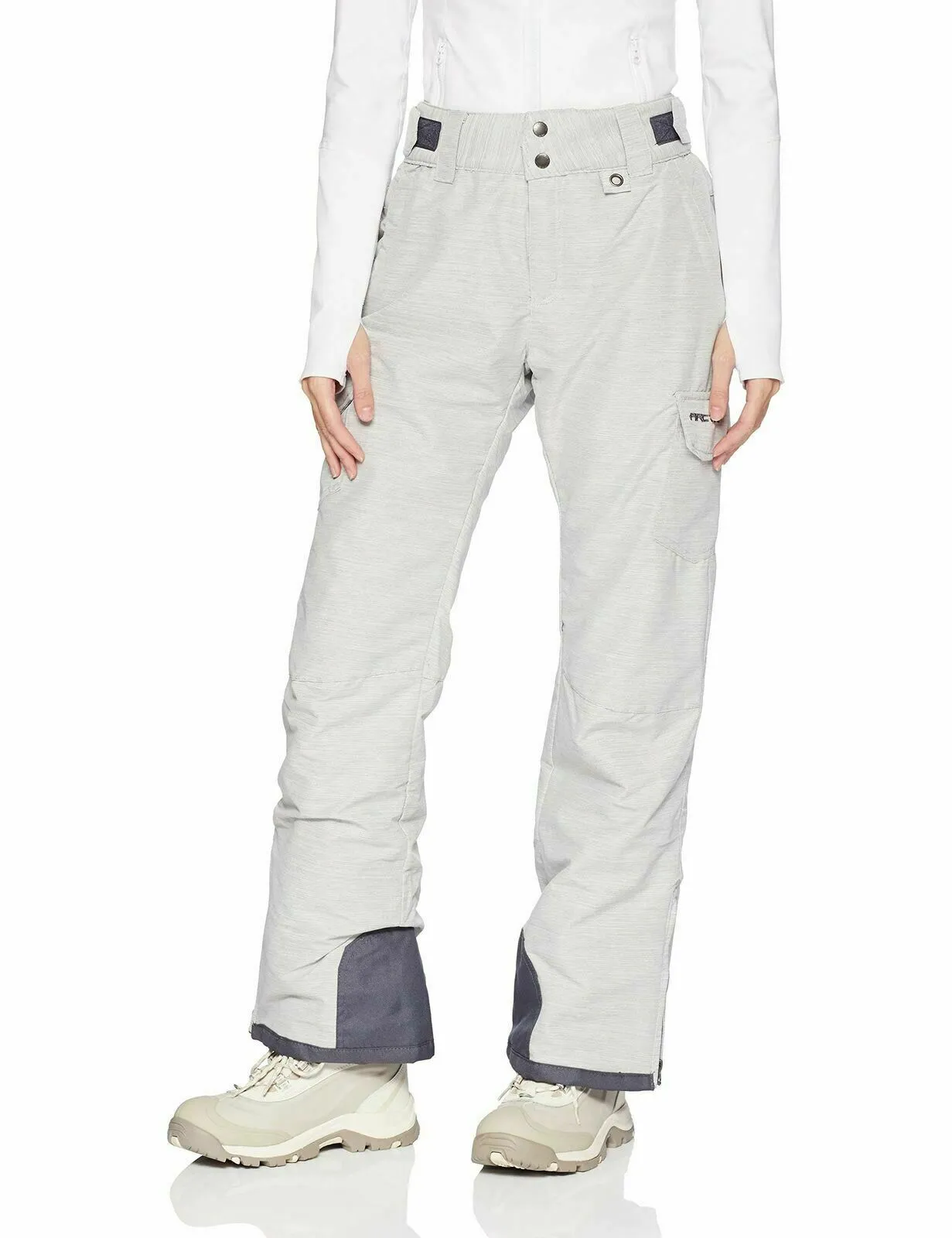 Arctix Women's Snowsports Cargo Pants Short Pearl Grey Melange
