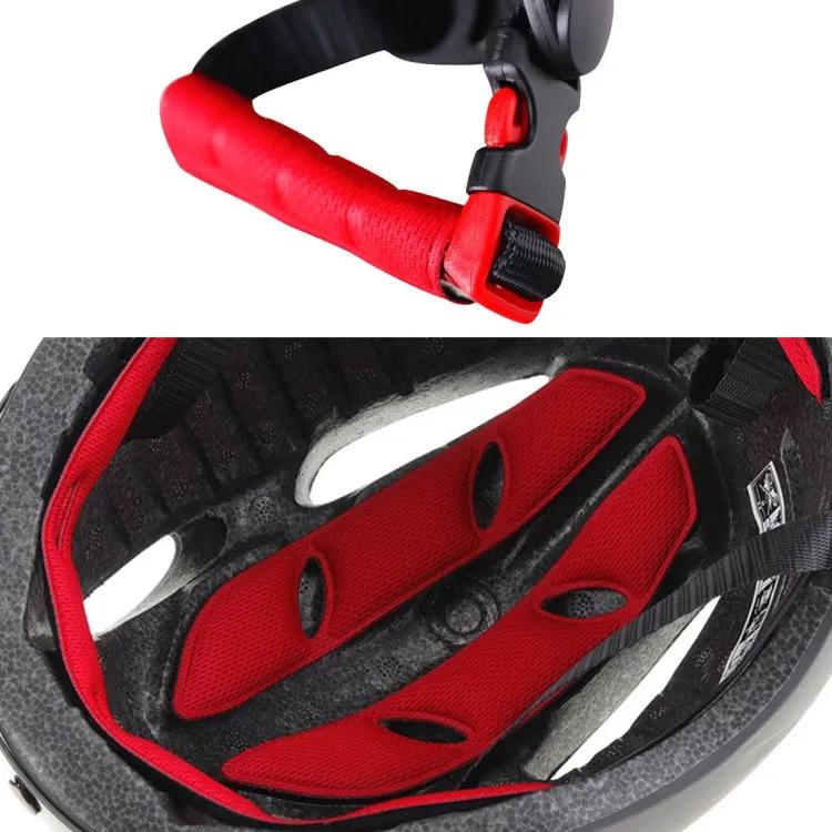 Base Camp Colorful Men and Women Road Mountain Bike Magnetic Goggles Helmets Riding Safety Helmet Head Circumference Fit for 56-62cm(Silver)
