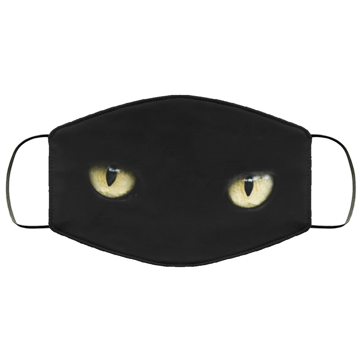 Black Cat Halloween FMA Med/Lg Face Mask for Adults