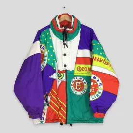 Colmar Bomber Crazy Patterned Ski Wear Jacket Large