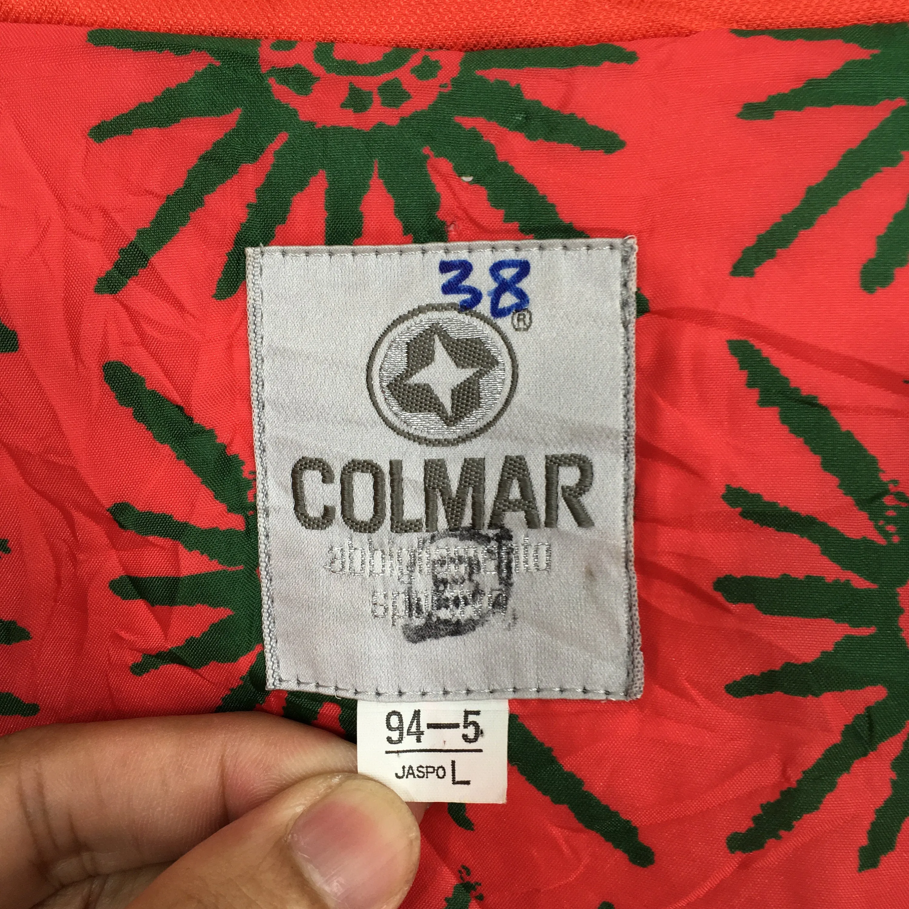Colmar Bomber Crazy Patterned Ski Wear Jacket Large