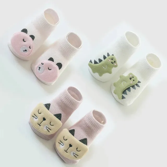 Cute Baby Animal Socks Set