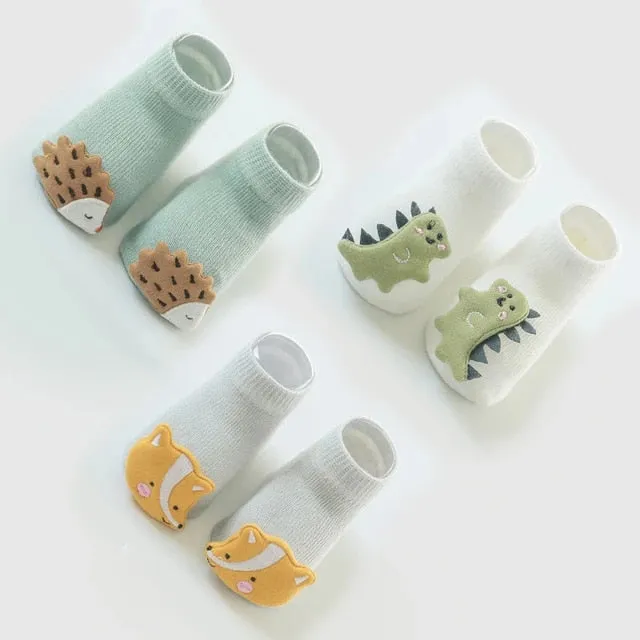 Cute Baby Animal Socks Set