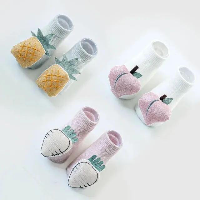 Cute Baby Animal Socks Set