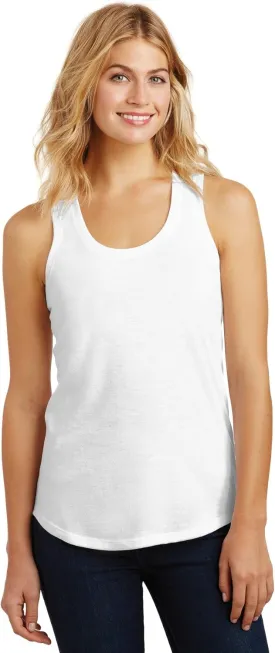 District  Women's Perfect Tri Racerback Tank. DM138L - Turquoise Frost