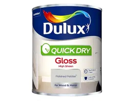Dulux Quick Dry Gloss Polished Pebble 750ml