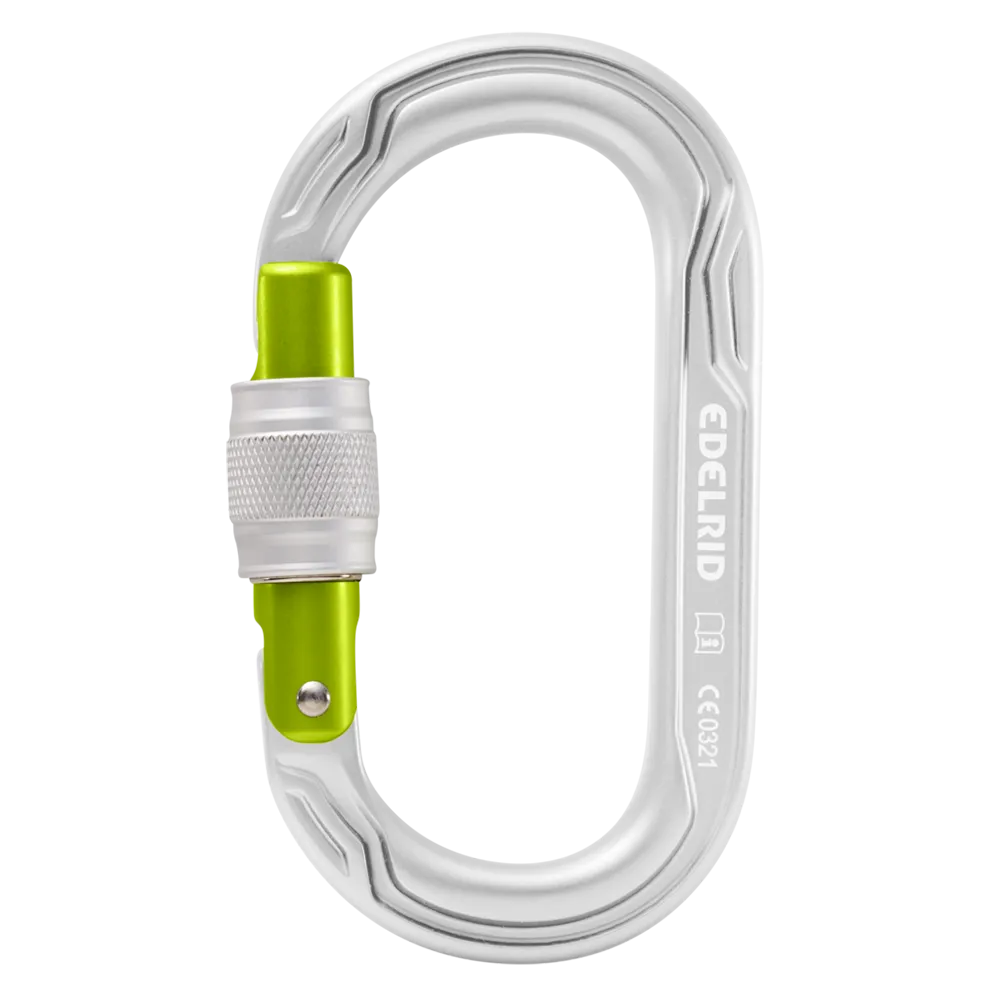 Edelrid Oval Screwgate Carabiner