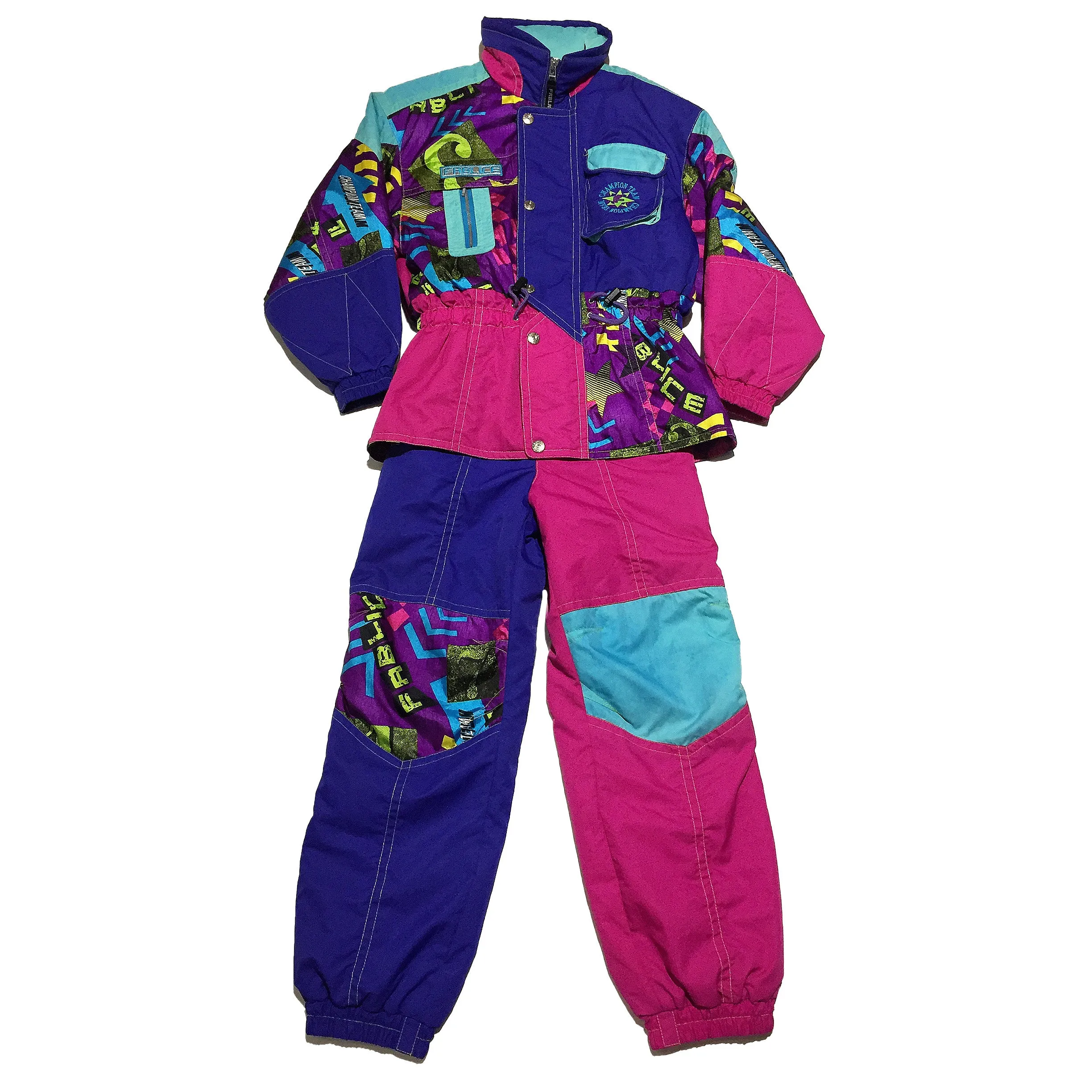 Fablice Pink, Purple and Blue Jacket