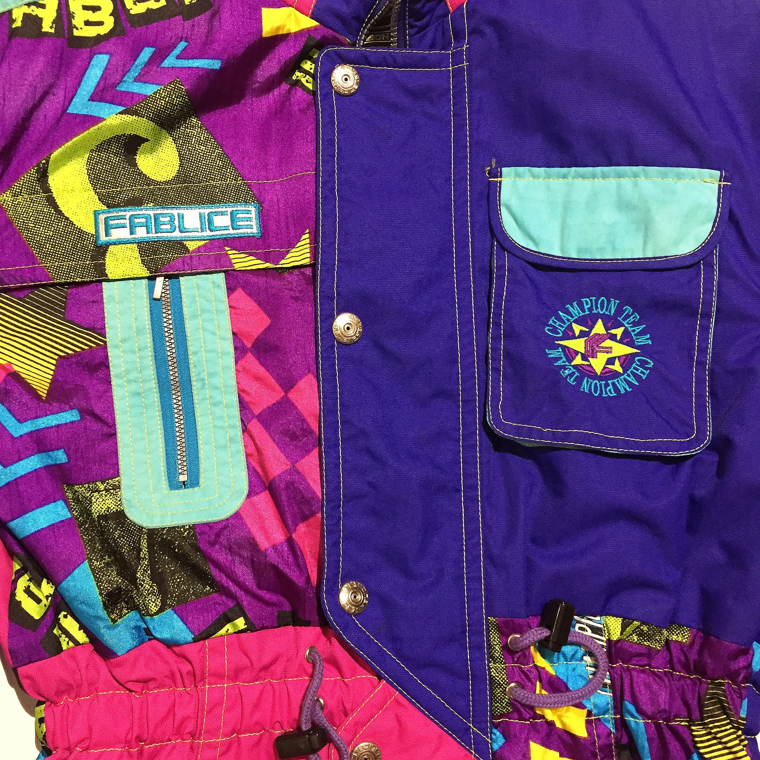 Fablice Pink, Purple and Blue Jacket