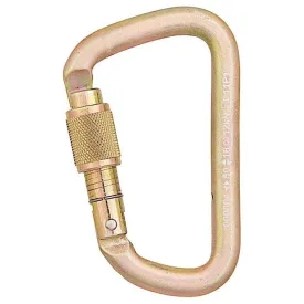 Gold Series Modified D Steel Keylock Carabiner