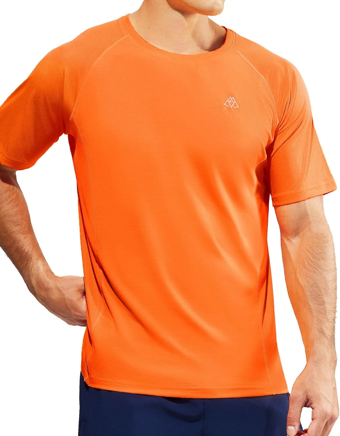 Haimont Men's Athletic Short Sleeve T Shirts Moisture Wicking Breathable Running Workout Gym Active Tee, Crew Neck