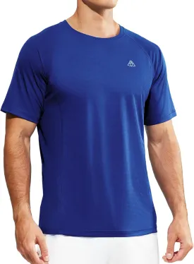 Haimont Men's Athletic Short Sleeve T Shirts Moisture Wicking Breathable Running Workout Gym Active Tee, Crew Neck