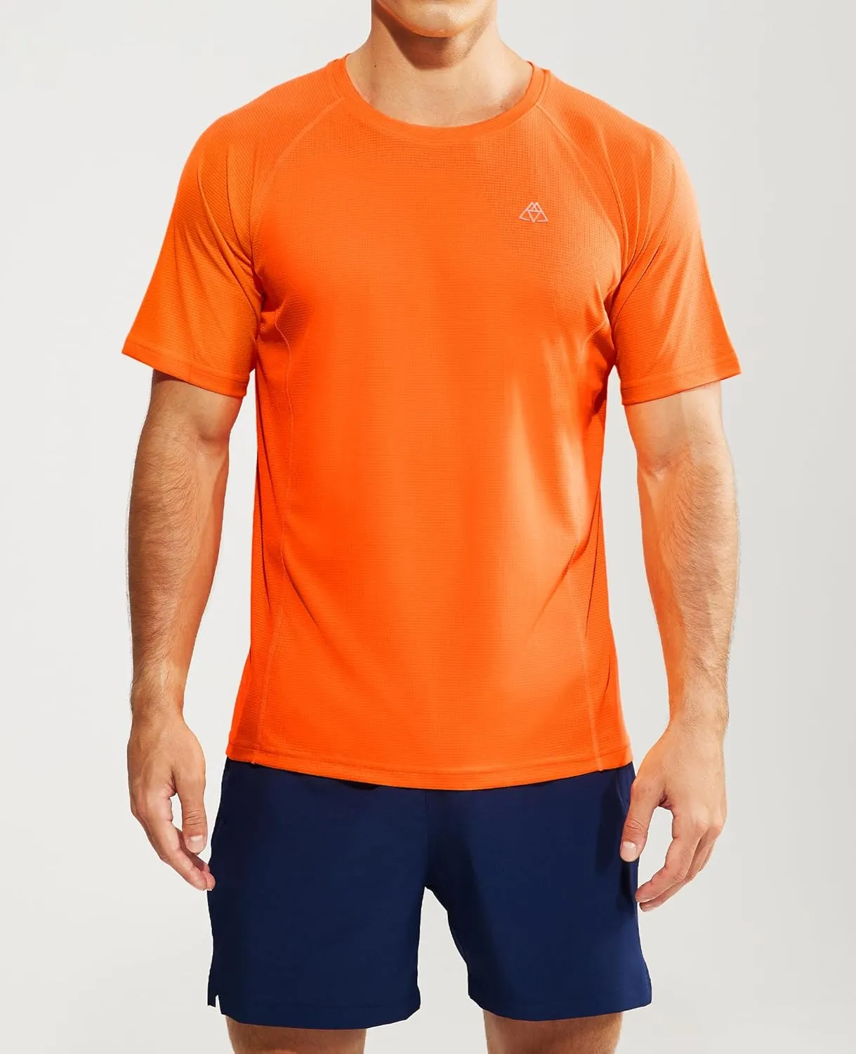Haimont Men's Athletic Short Sleeve T Shirts Moisture Wicking Breathable Running Workout Gym Active Tee, Crew Neck