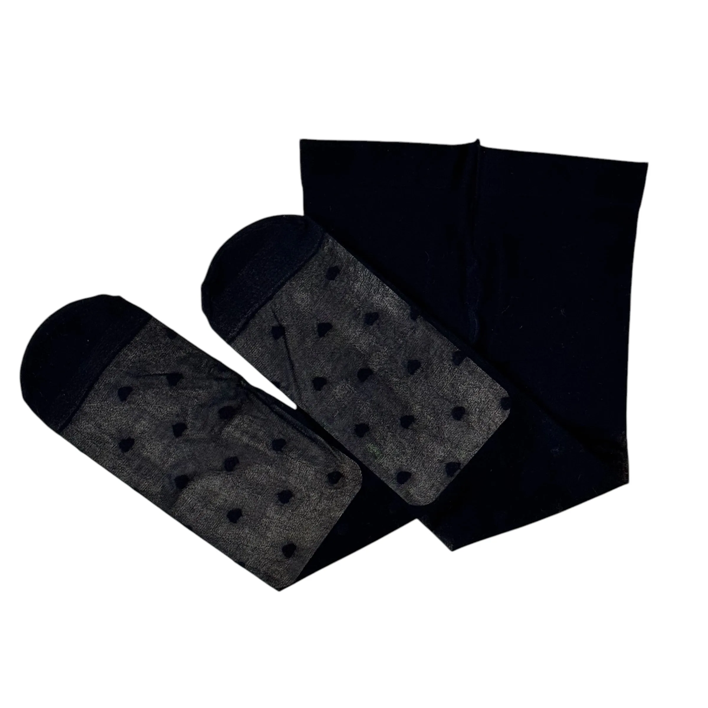 Heart Opaque Tights