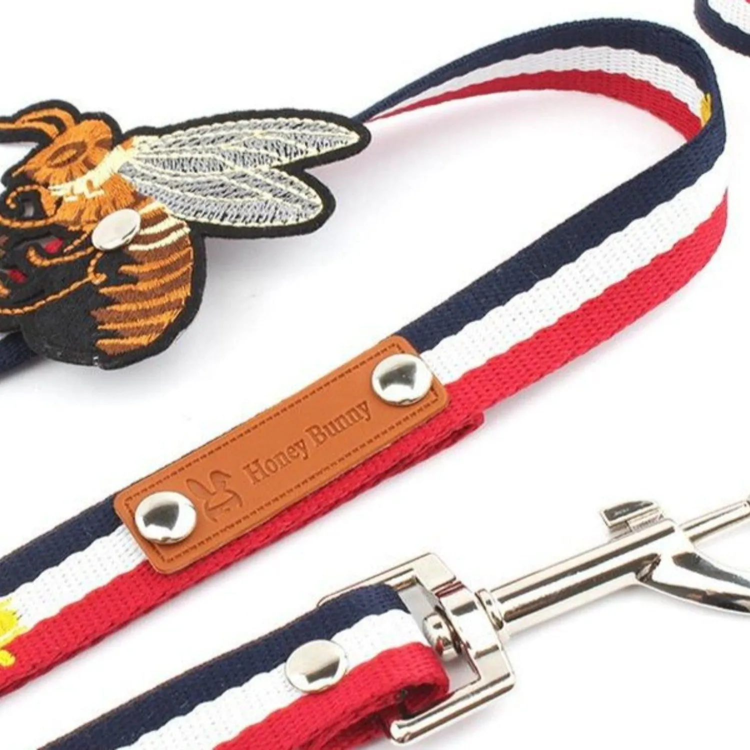 Honey Bunny Sailor's Man Dog Harness and Leash Set