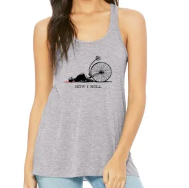 HOW I ROLL: Ladies' Flowy Racerback Tank
