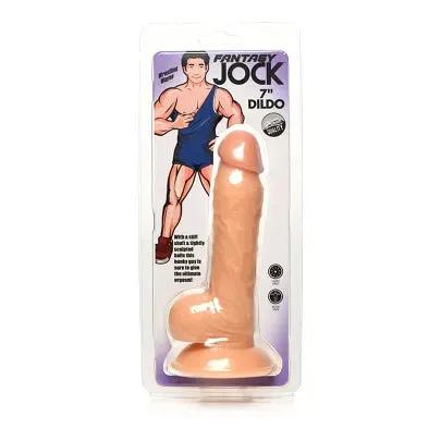 JOCK Wrestling Wayne 7" dildo with balls - Light