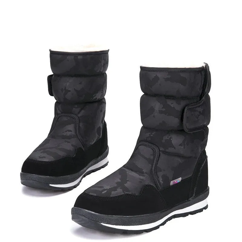 Kids Girls Non Slip Warm Waterproof Long Snow Boots