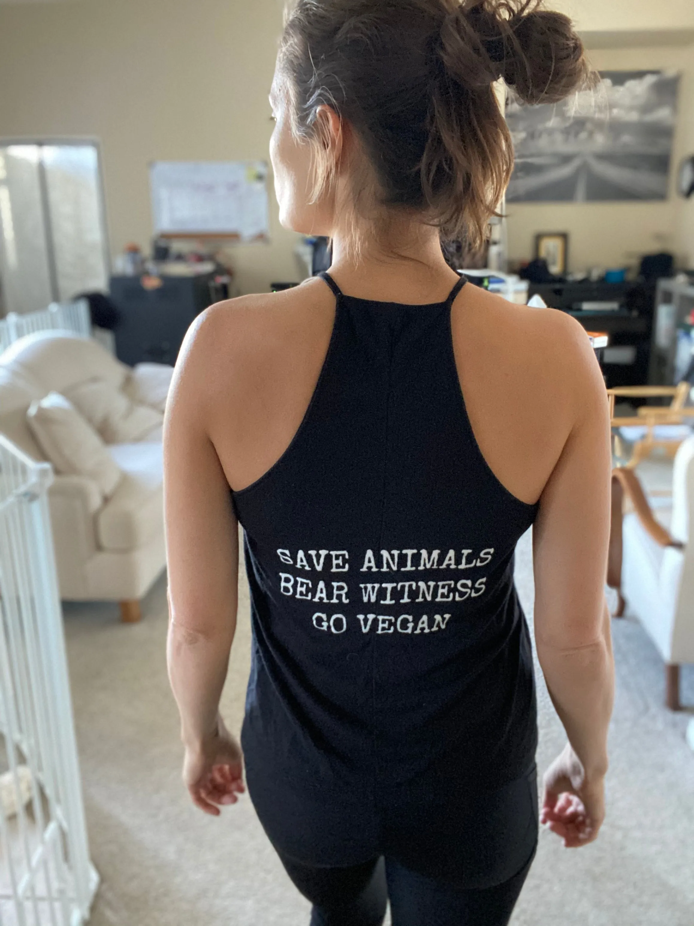 LA Animal Save Flowy High Neck Tank