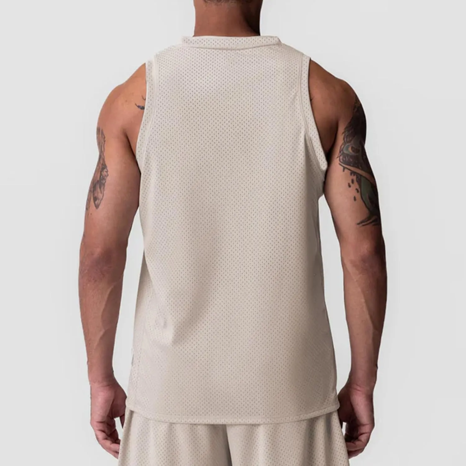 Lightweight Tank Tops for Men Mesh Breathable Summer Workout Tanks Sleeveless Athletic Muscle Gym Vest Quick Dry Tee