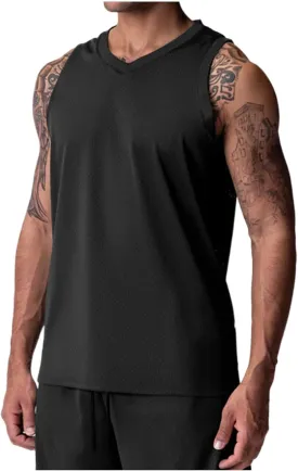 Lightweight Tank Tops for Men Mesh Breathable Summer Workout Tanks Sleeveless Athletic Muscle Gym Vest Quick Dry Tee