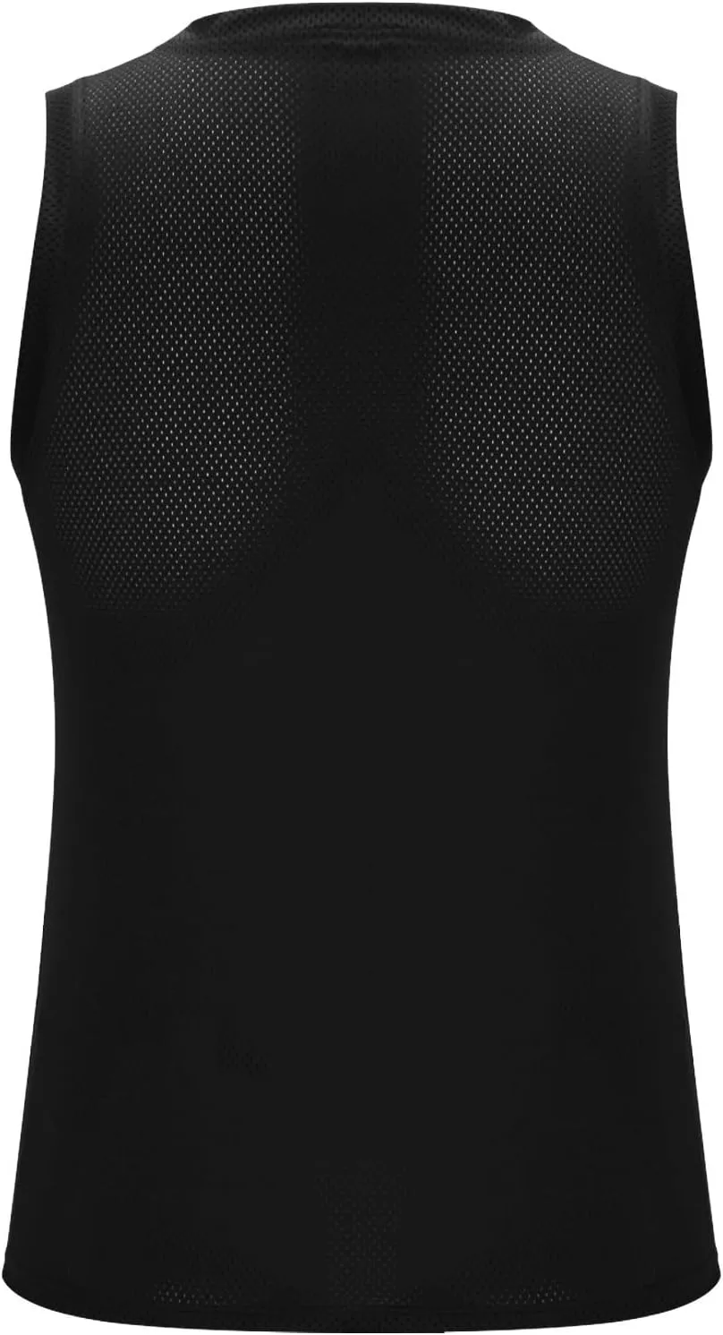 Lightweight Tank Tops for Men Mesh Breathable Summer Workout Tanks Sleeveless Athletic Muscle Gym Vest Quick Dry Tee