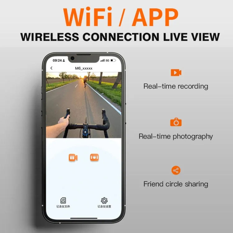 M6 1080P HD Camera Recorder Cycling Smart Helmet, Size: 54-63cm(Yellow)