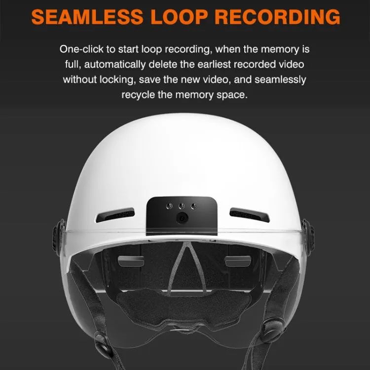 M6 1080P HD Camera Recorder Cycling Smart Helmet, Size: 54-63cm(Yellow)