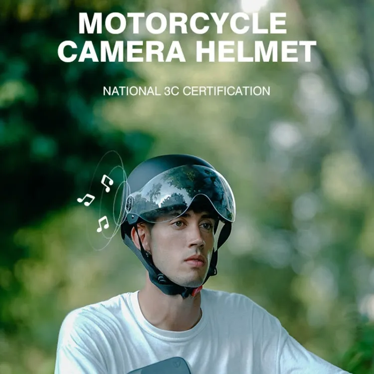 M6 1080P HD Camera Recorder Cycling Smart Helmet, Size: 54-63cm(Yellow)