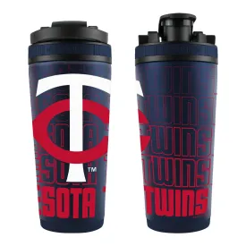 Minnesota Twins 26oz 4D Stainless Steel Ice Shaker