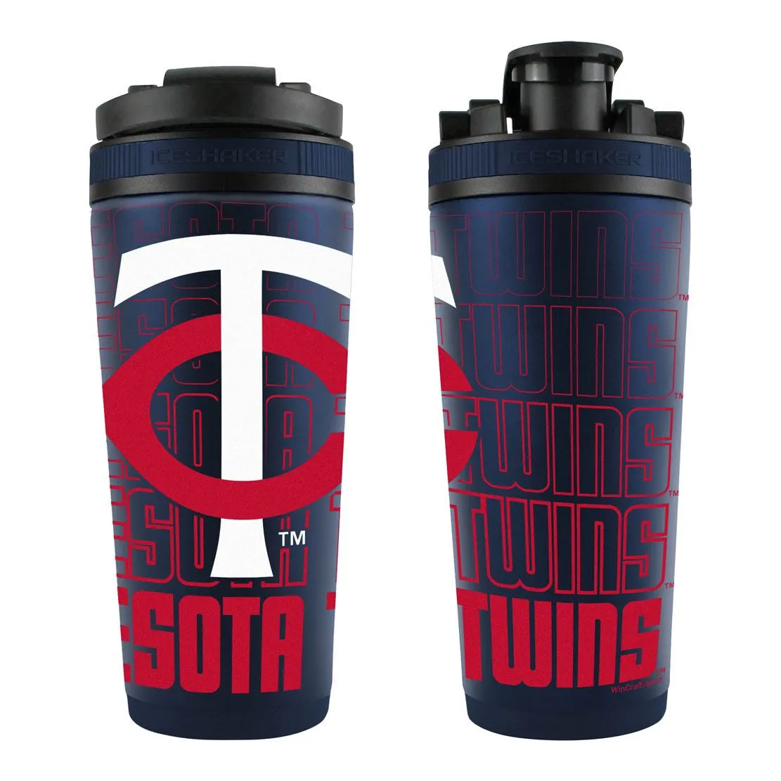 Minnesota Twins 26oz 4D Stainless Steel Ice Shaker