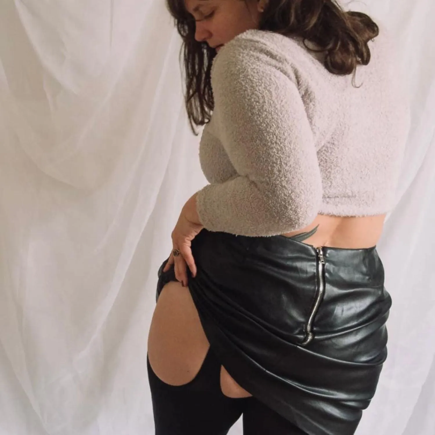 Mock Garter Tights
