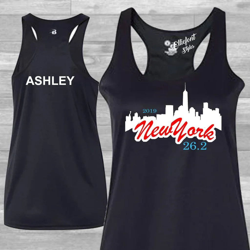 Personalized New York City Marathon 26.2 Drifit Tank Top