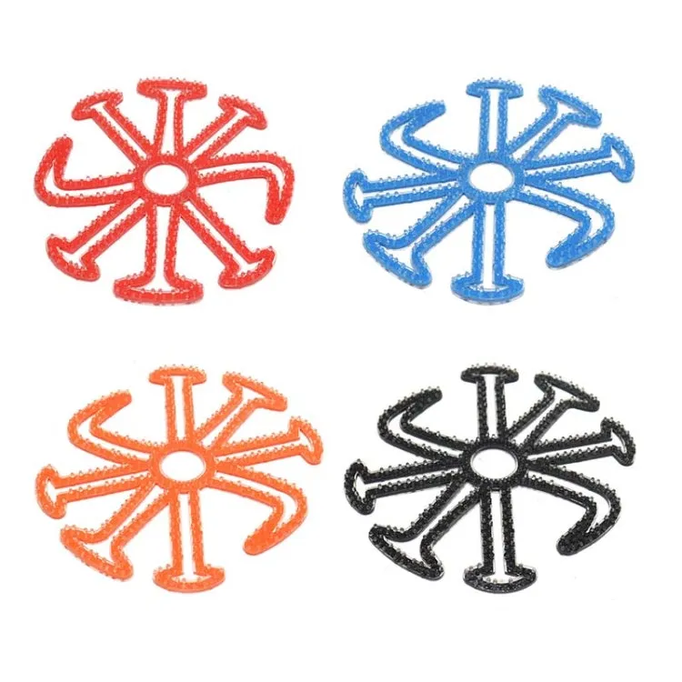 Riding Silicone Helmet Inner Pad Anti-Pressure Hair Breathable Portable Helmet Pad(Orange)