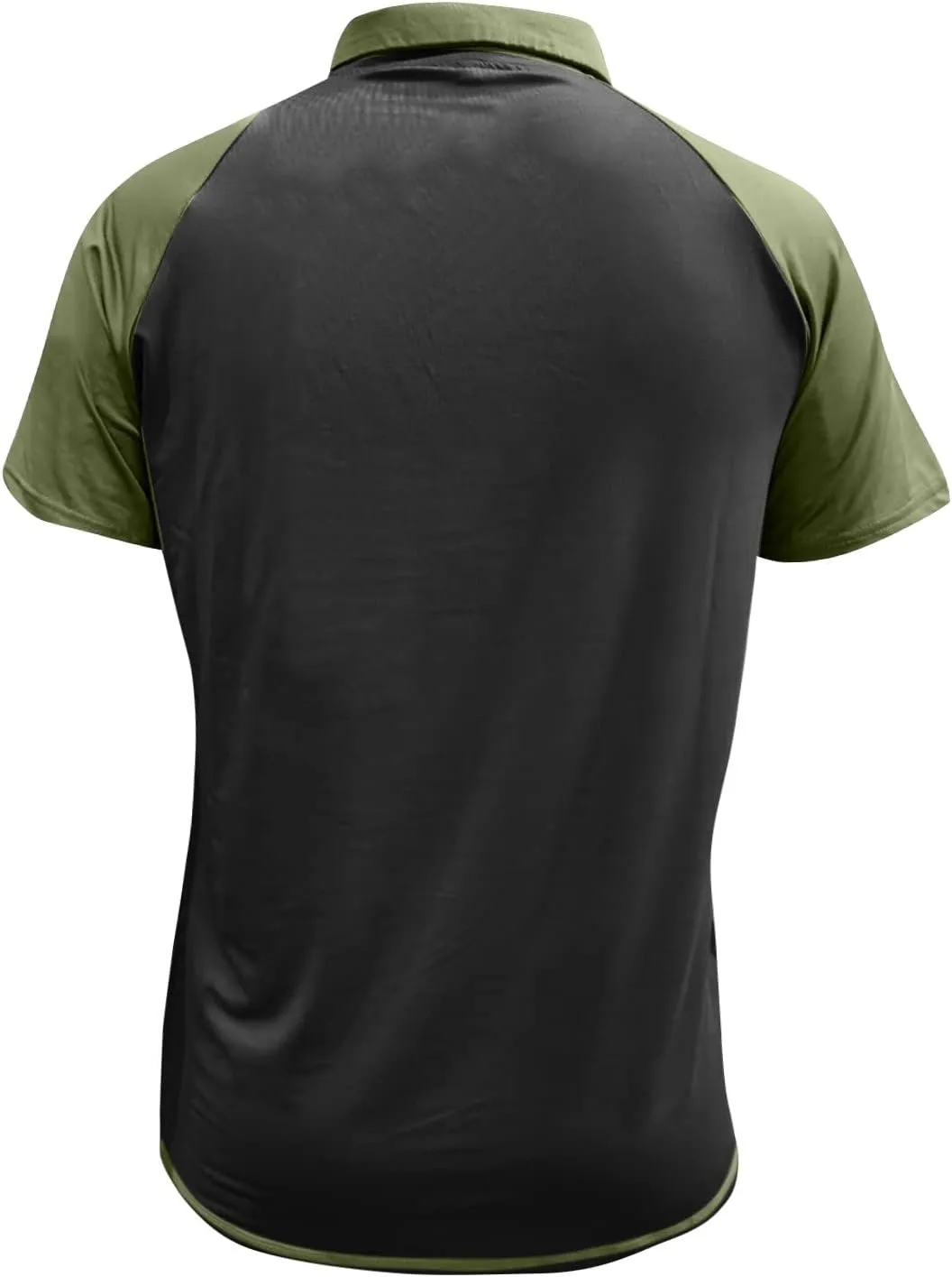 Short Sleeve Polo Shirts for Men Outdoor Tactical Graphic Tops Casual Golf T Shirts Color Block Slim Fit Blouse
