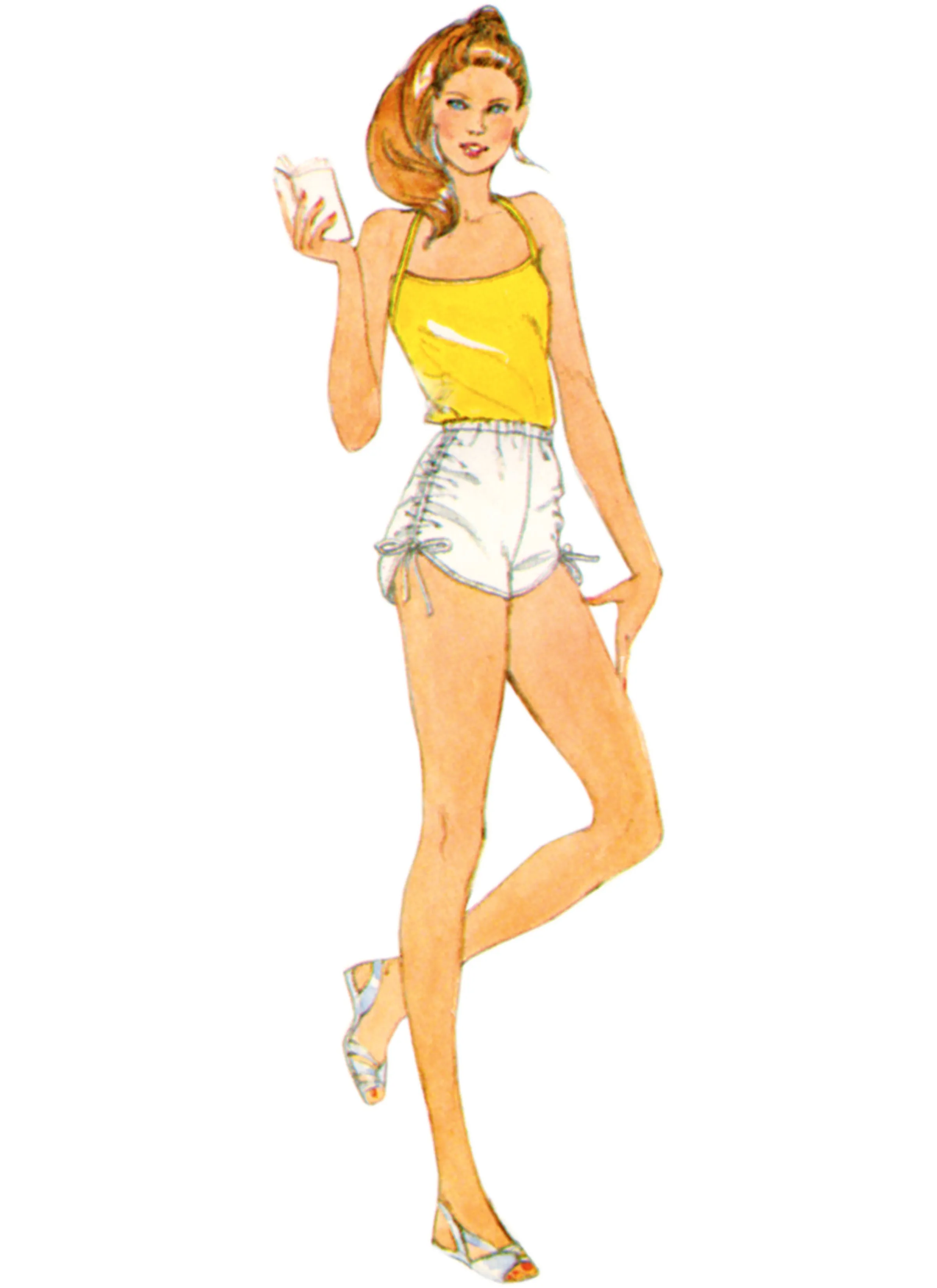 Simplicity Sewing Pattern 9977 Vintage 1980's Shorts