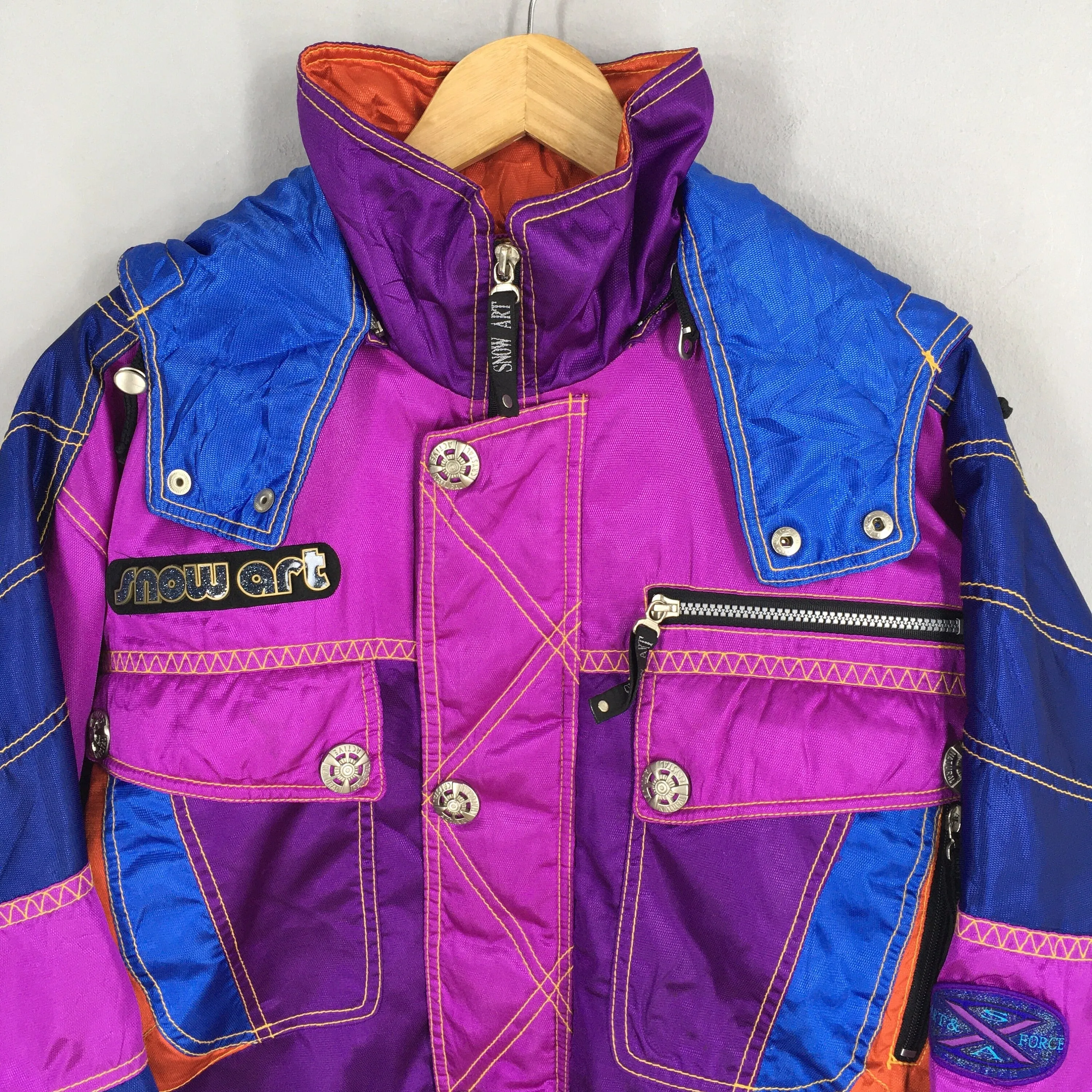 Snow Art Ski Wear Hoodie Jacket Medium