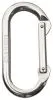 Steel Oval Non-Locking Carabiner