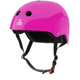 Triple 8 THE Certified Helmet SS Pink Glossy