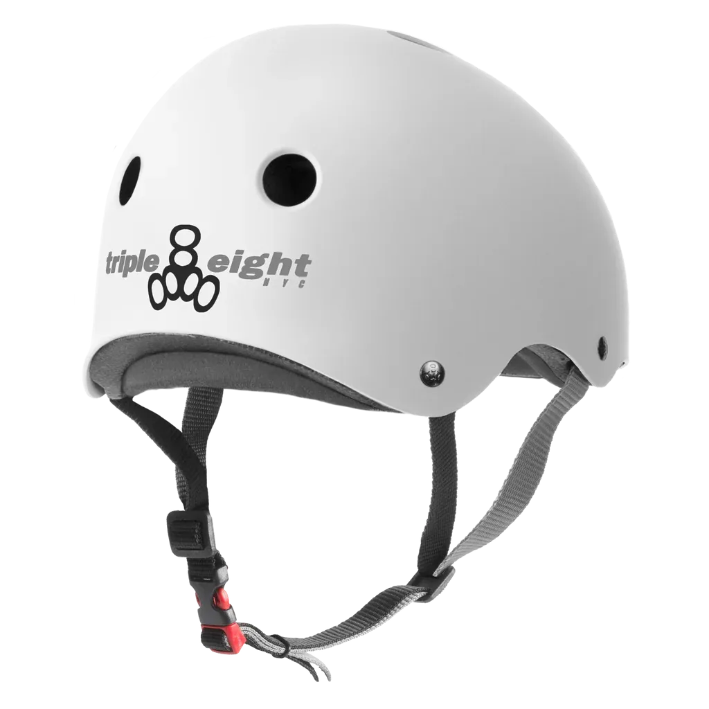 Triple 8 The Certified Sweatsaver Helmet White Matte