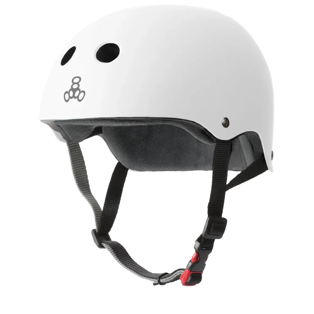 Triple 8 The Certified Sweatsaver Helmet White Matte