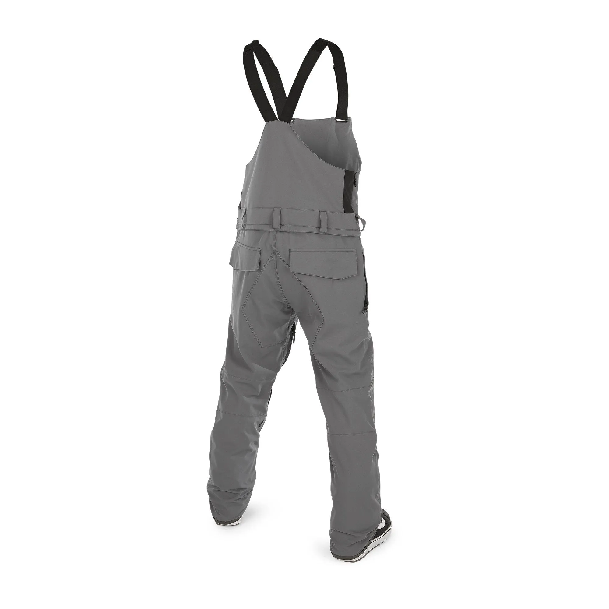 Volcom Roan Bib Snowboard Overalls - Dark Grey