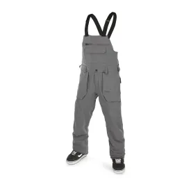 Volcom Roan Bib Snowboard Overalls - Dark Grey