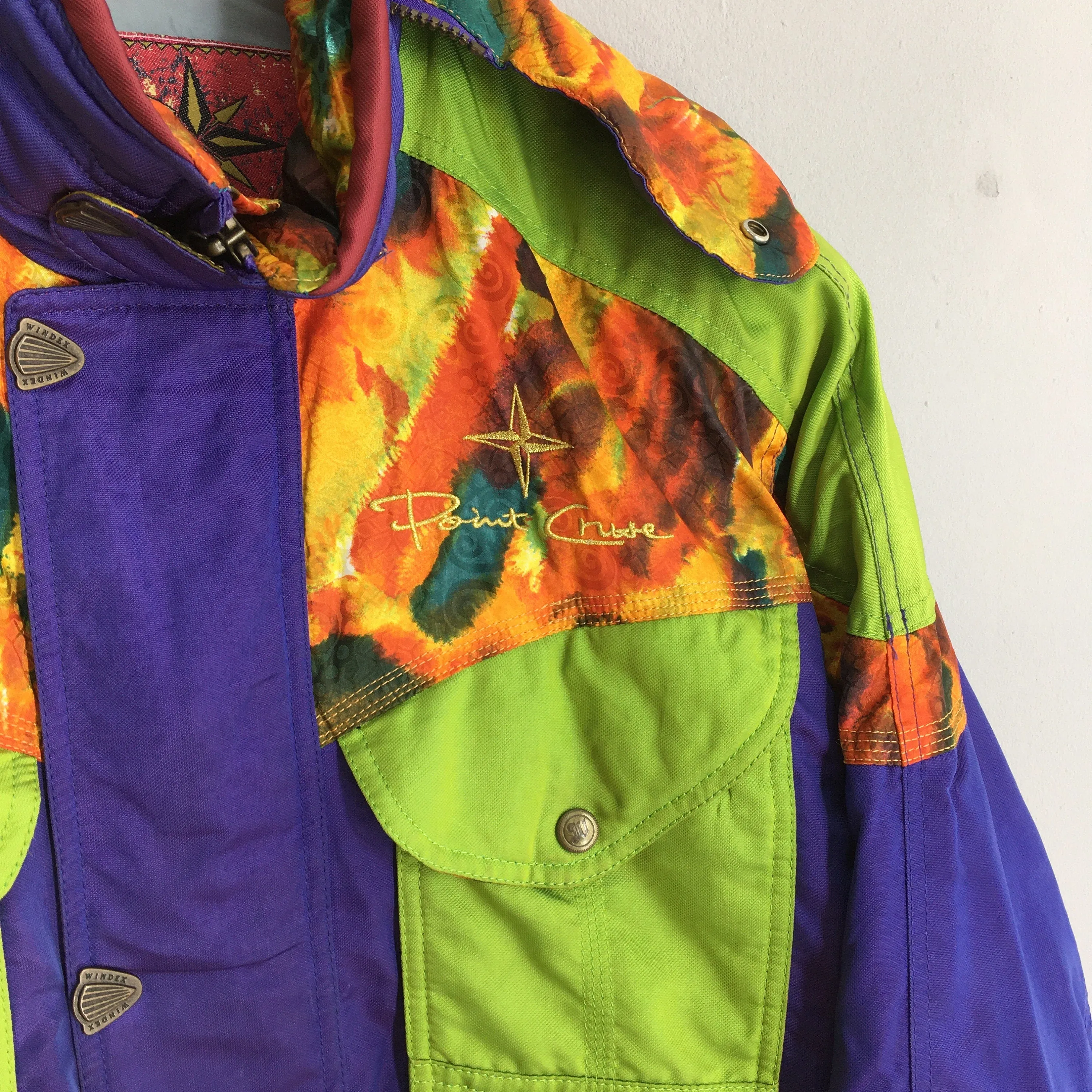 Windex Colorblock Skiing Jacket Ski Wear Large