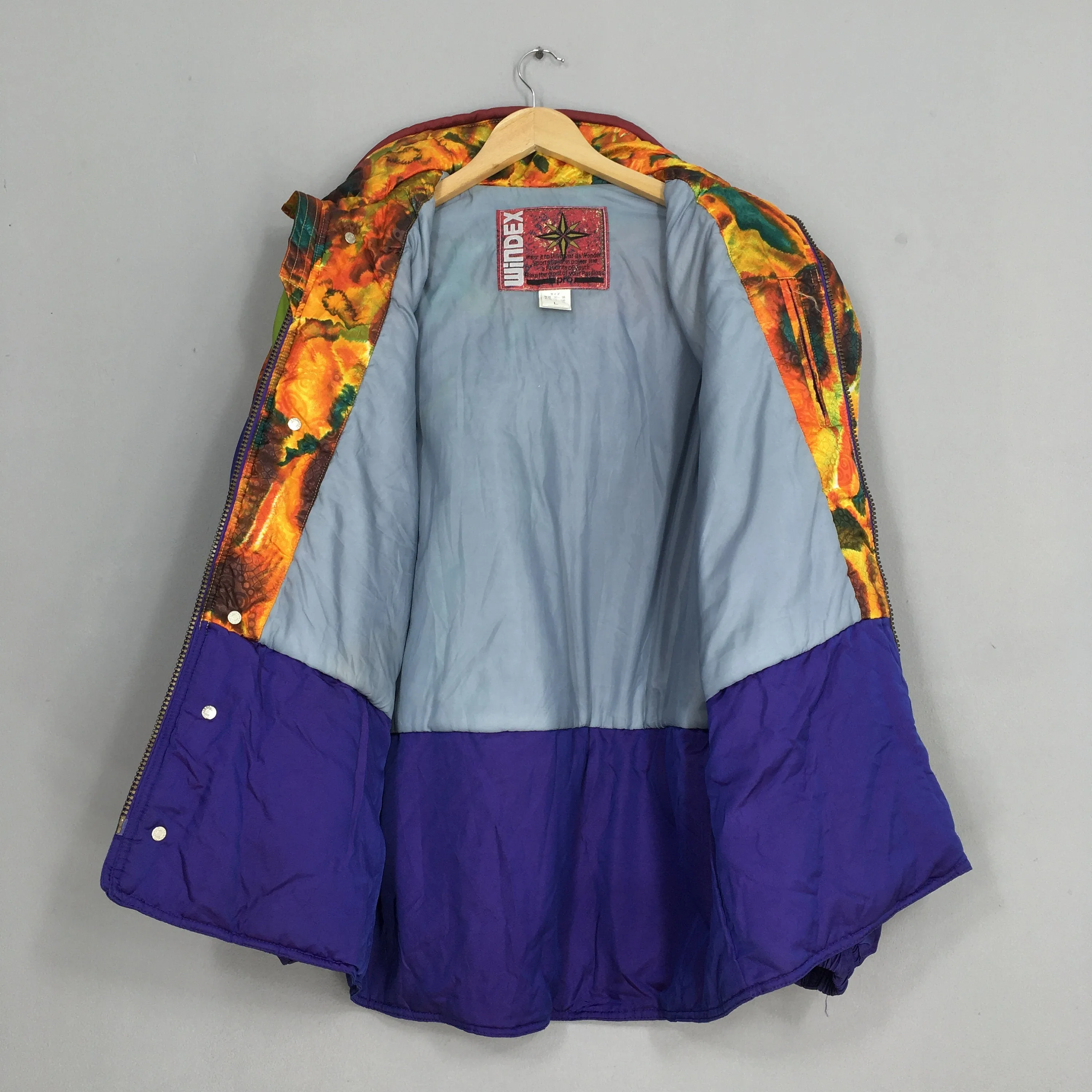 Windex Colorblock Skiing Jacket Ski Wear Large